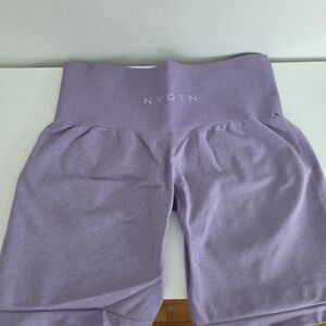 NVGTN Purple High-Waisted Leggings